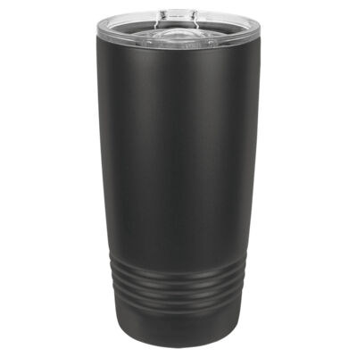 20 oz. Black Insulated Ringneck Tumbler with Slider Lid Thumbnail