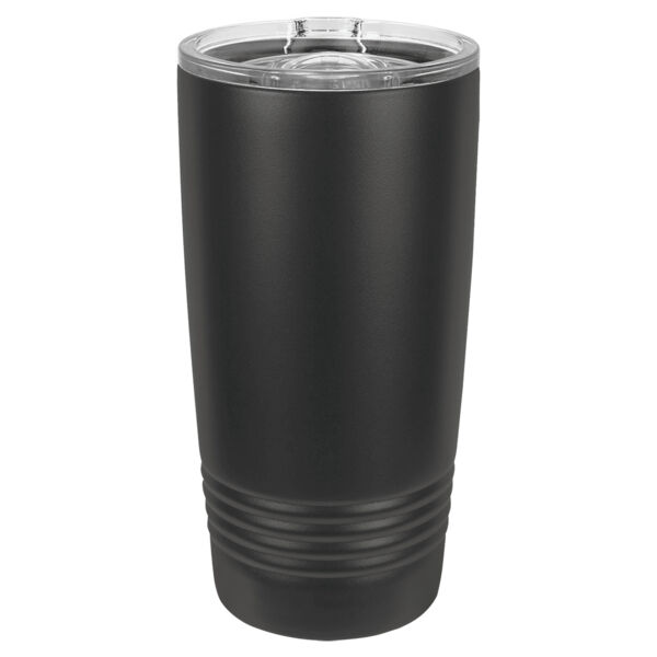 20 oz. Black Insulated Ringneck Tumbler with Slider Lid Thumbnail